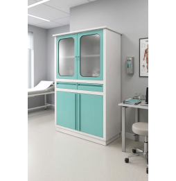 Vitrina médica combinada