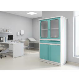 Vitrina médica combinada