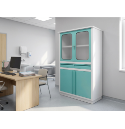 Vitrina médica combinada