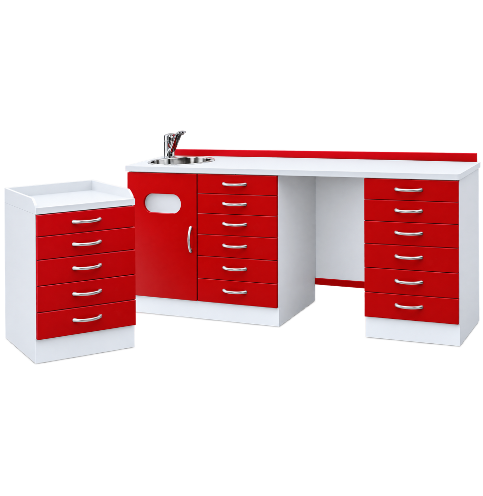 DentaCore Pro – Mueble Odontológico con Tarja y Almacenamiento