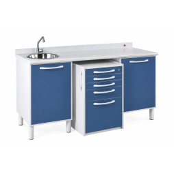 DentaNova Blue – Mueble Odontológico con Tarja...