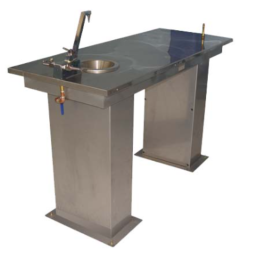 Mesa maestro para laboratorio en acero inoxidable